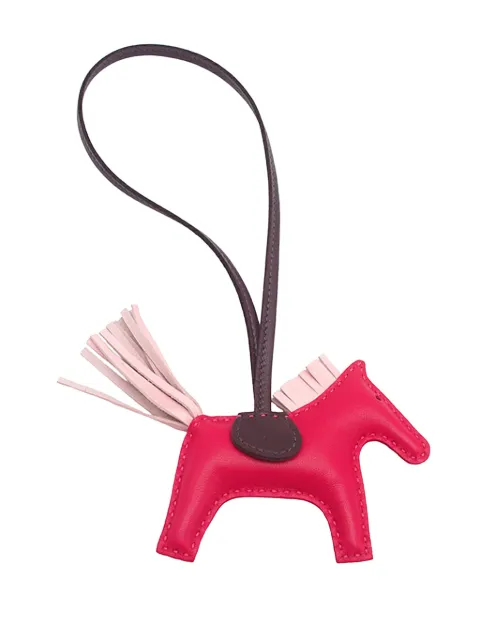 Hermès Pre-Owned 2022 Milo Lambskin Grigri Rodeo Bag Charm PM key chain