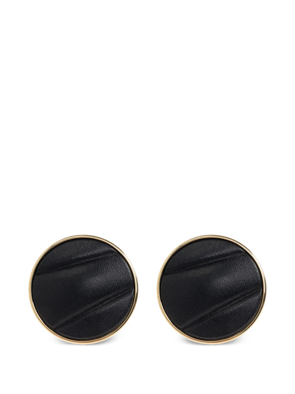 Chloé Pleats clip-on earrings - Nero