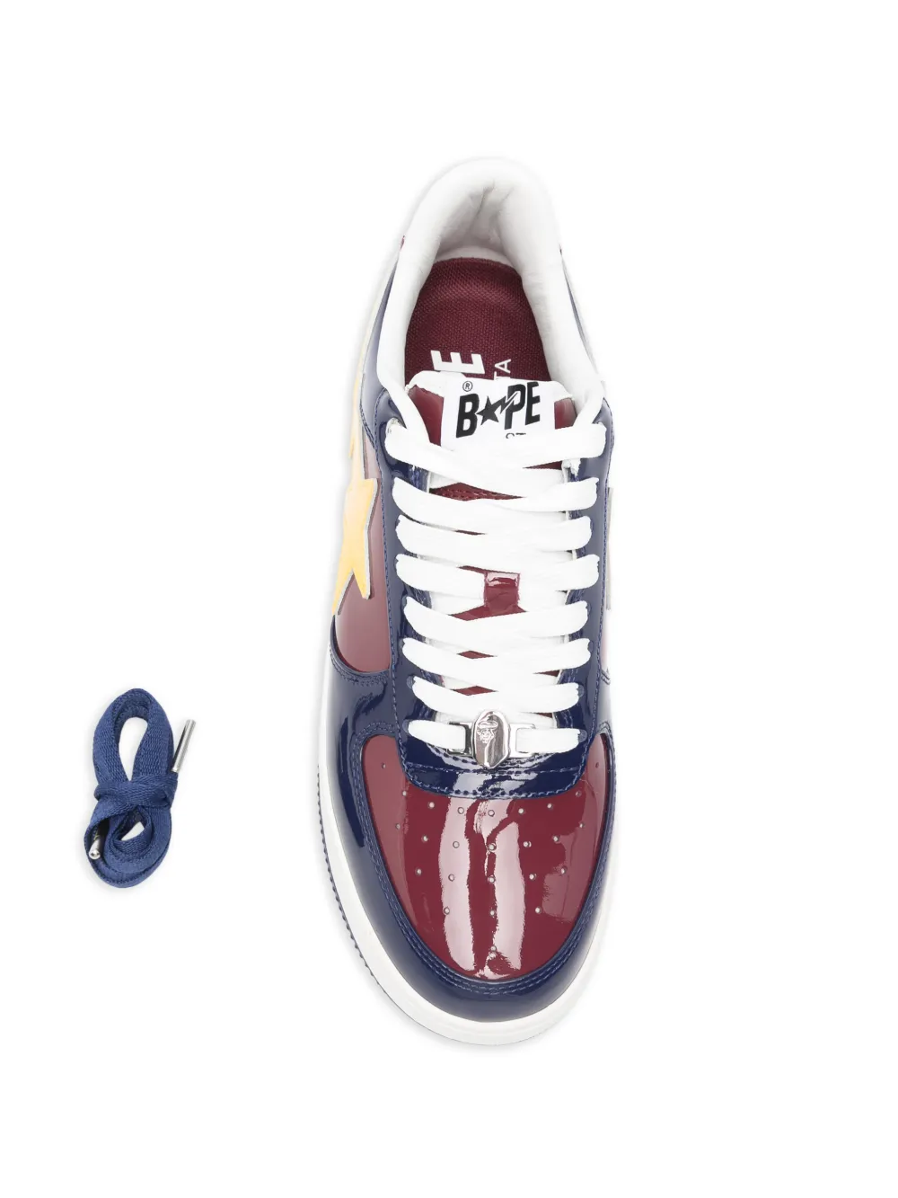 A BATHING APE Bape Sta lace-up sneakers Rood