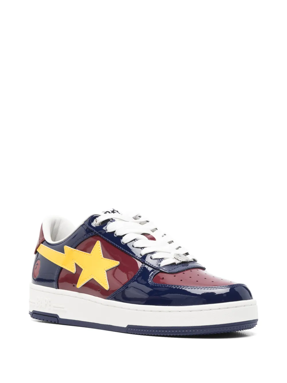 A BATHING APE Bape Sta lace-up sneakers Rood