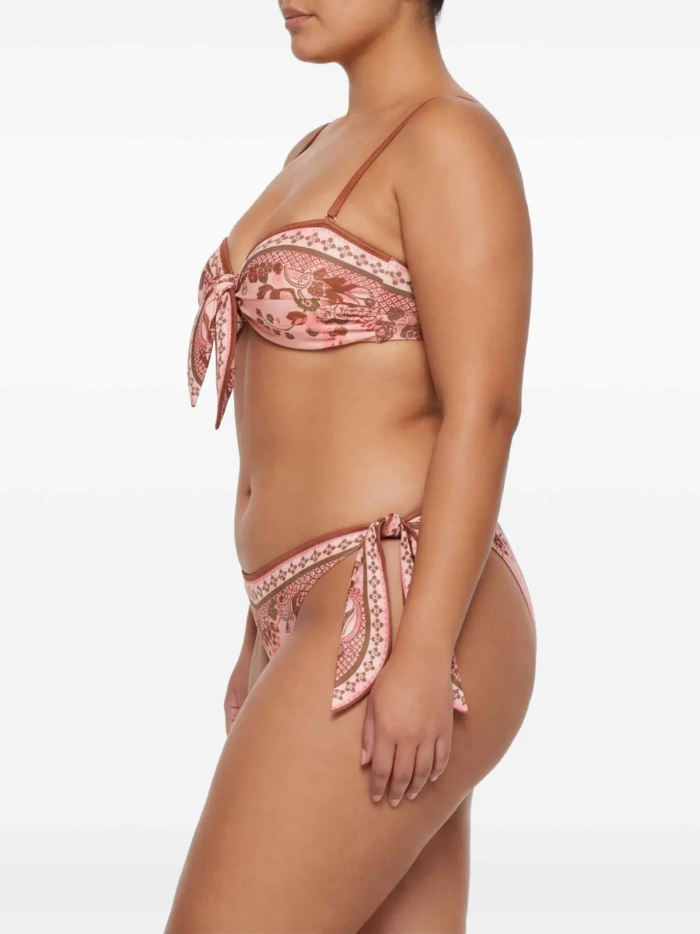 ZIMMERMANN Bikini met paisley-print Roze