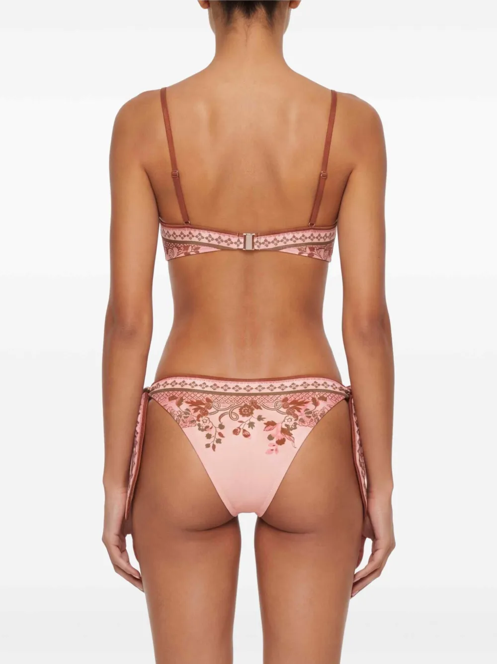 ZIMMERMANN Bikini met paisley-print Roze