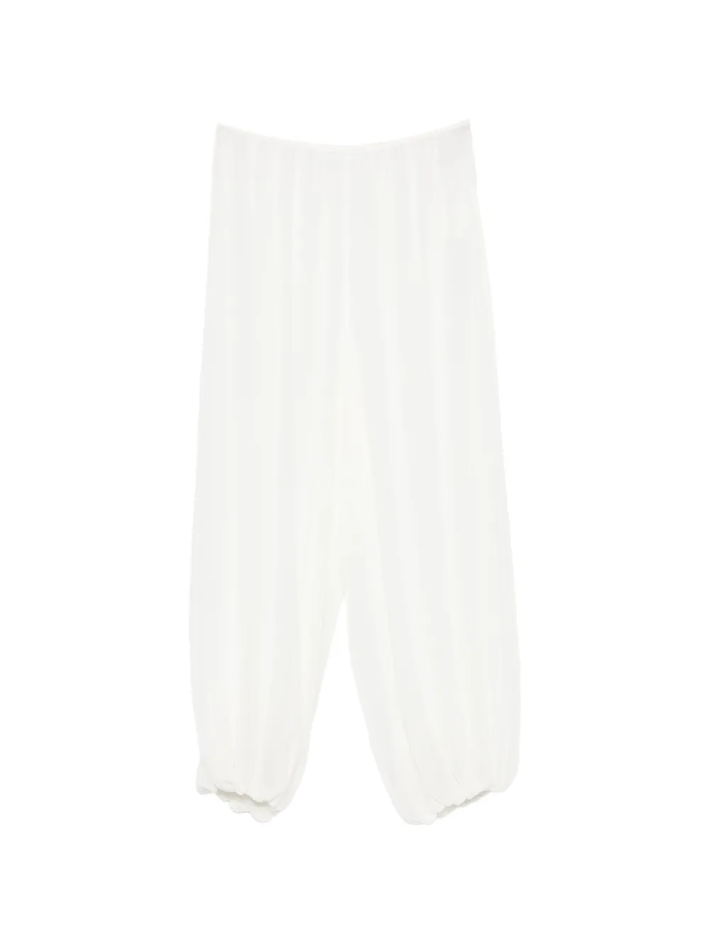 The Frankie Shop elasticated-cuff trousers - Bianco