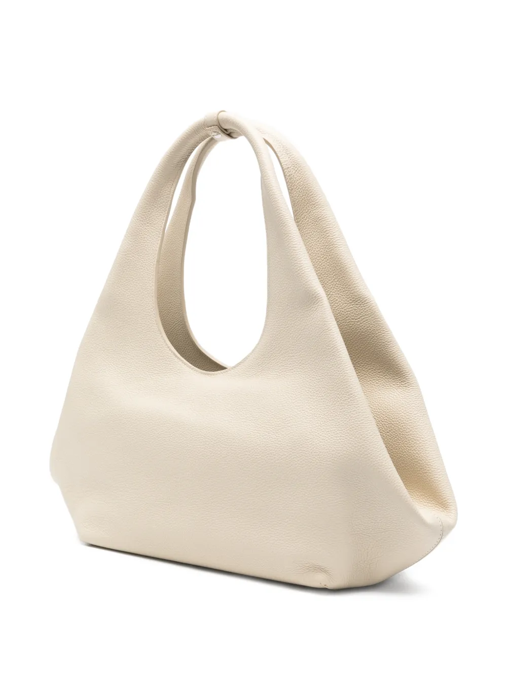 Coperni Schoudertas met omslag en rits Beige