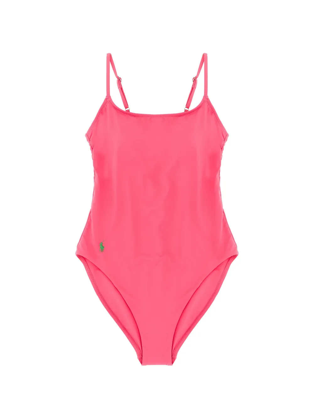 Polo Ralph Lauren Kennedy embroidered-Pony swimsuit - Rosa