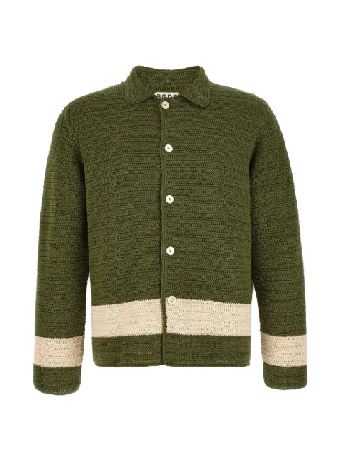 BODE Marsh crochet-knit shirt