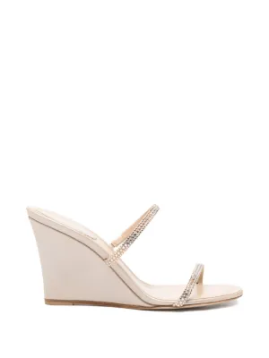 René Caovilla ビジュー サンダル | ニュートラル | FARFETCH JP
