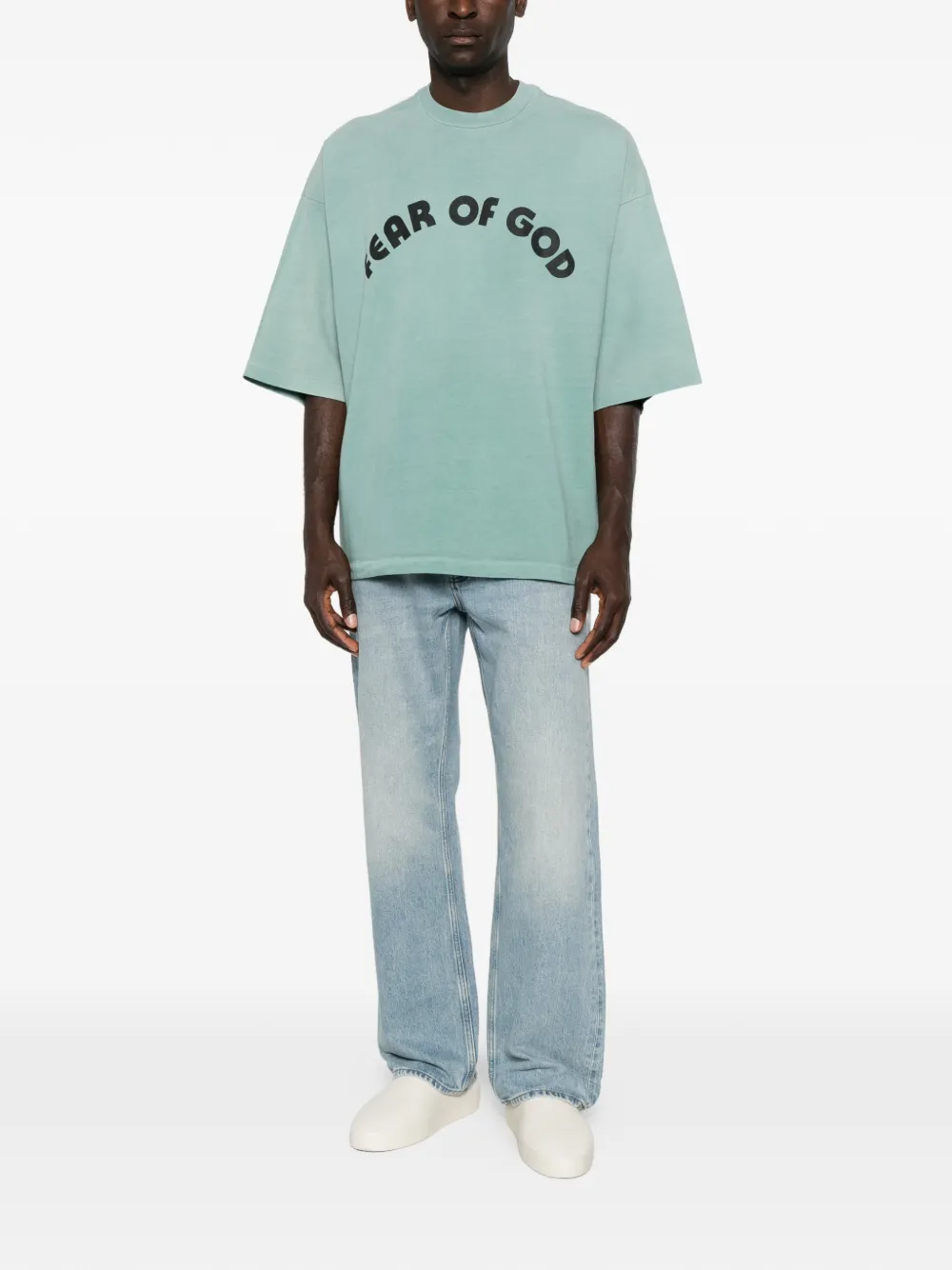 FEAR OF GOD ESSENTIALS Jeans met vervaagd-effect Blauw