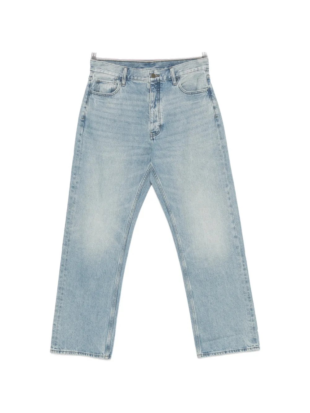 FEAR OF GOD ESSENTIALS faded-effect straight-leg jeans - Blu