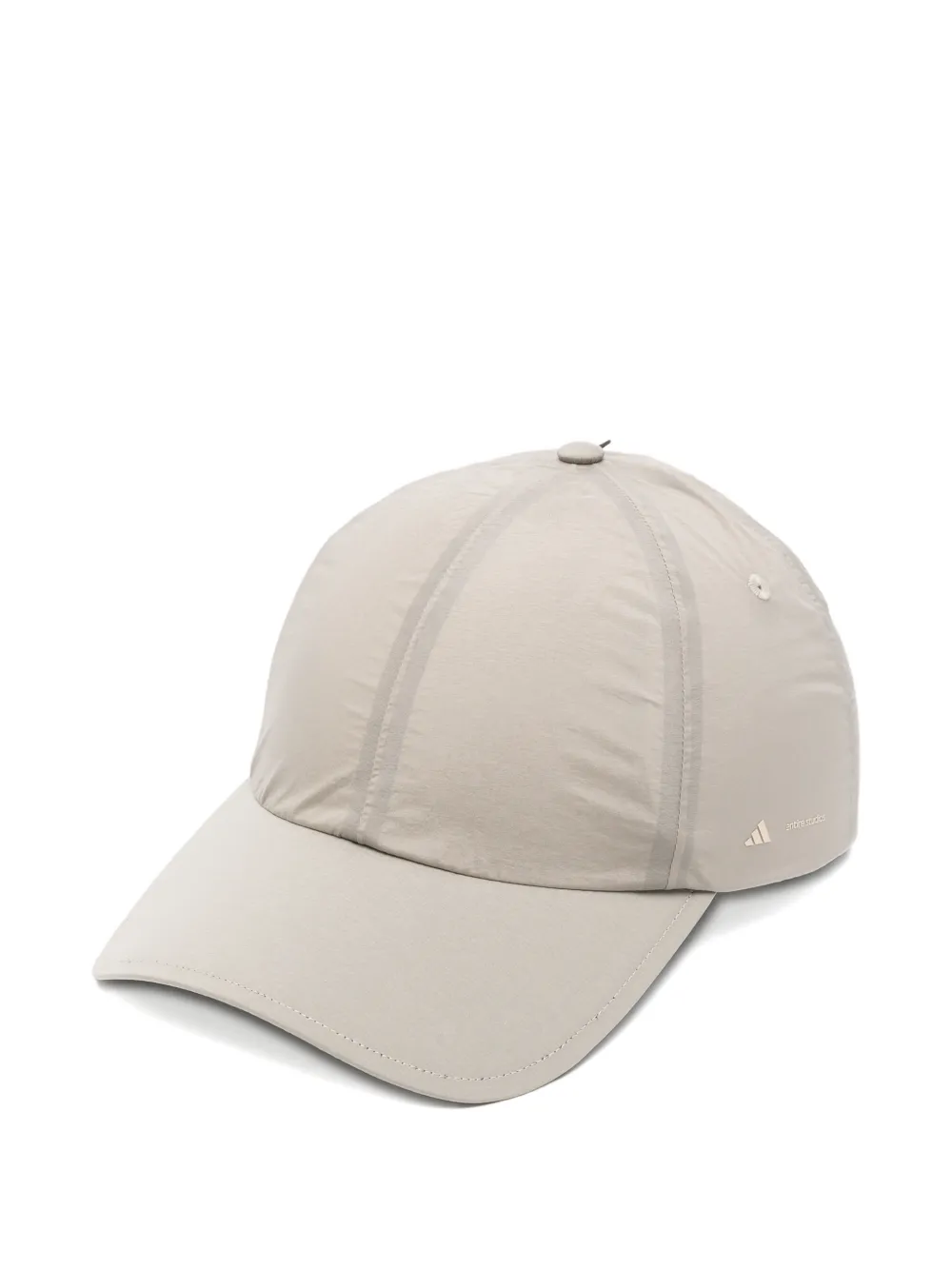 adidas logo-print panelled baseball cap - Grigio