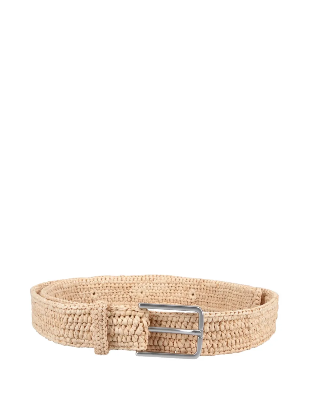 Maison Kitsuné woven-raffia belt - Toni neutri