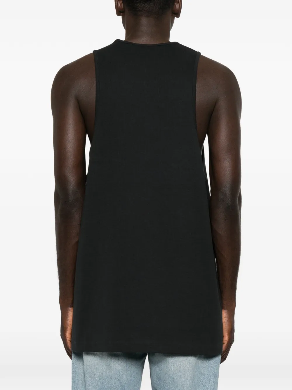 FEAR OF GOD ESSENTIALS tanktop met logopatch Zwart