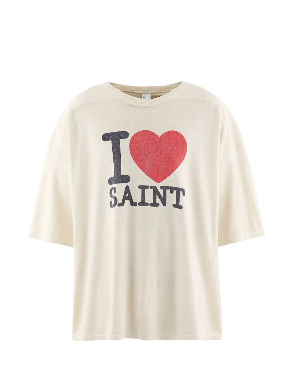 SAINT MXXXXXX logo-print T-shirt - Bianco