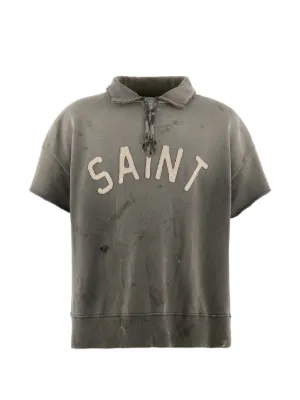 SAINT MXXXXXX half-zip Polo Shirt | Red | FARFETCH