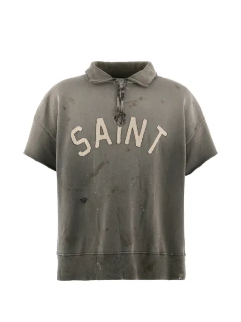 SAINT MXXXXXX Polo con effetto vissuto
