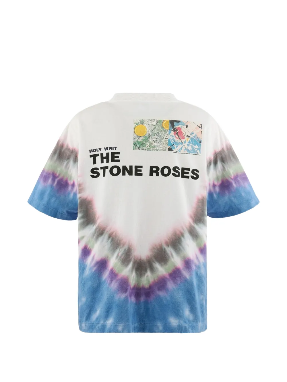 SAINT MXXXXXX x The Stone Roses tie-dye T-shirt Wit
