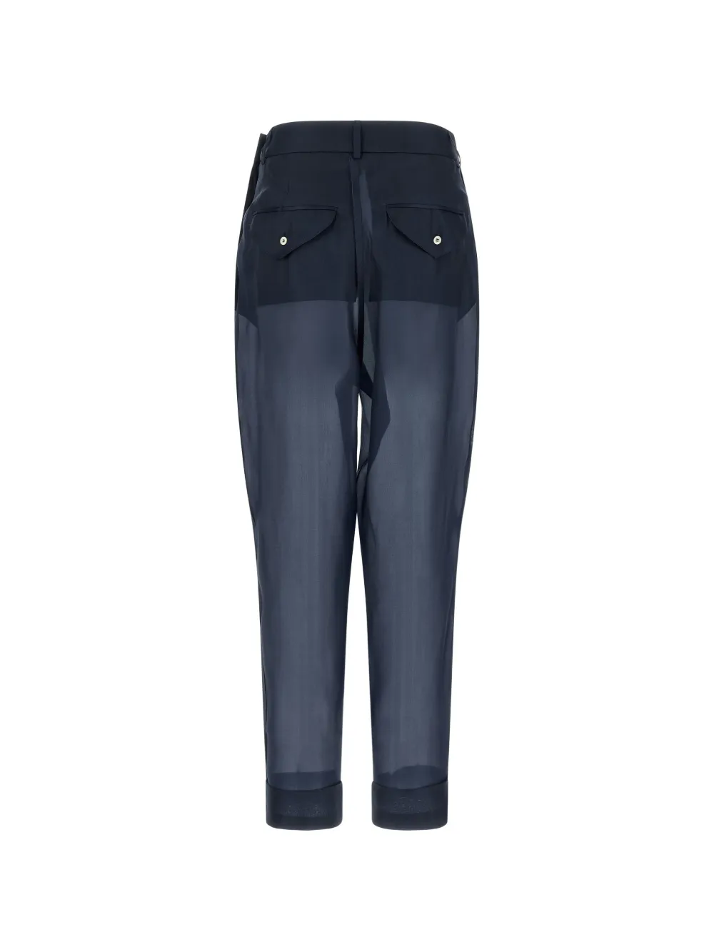 Jejia Giulio semi-doorzichtige broek Blauw