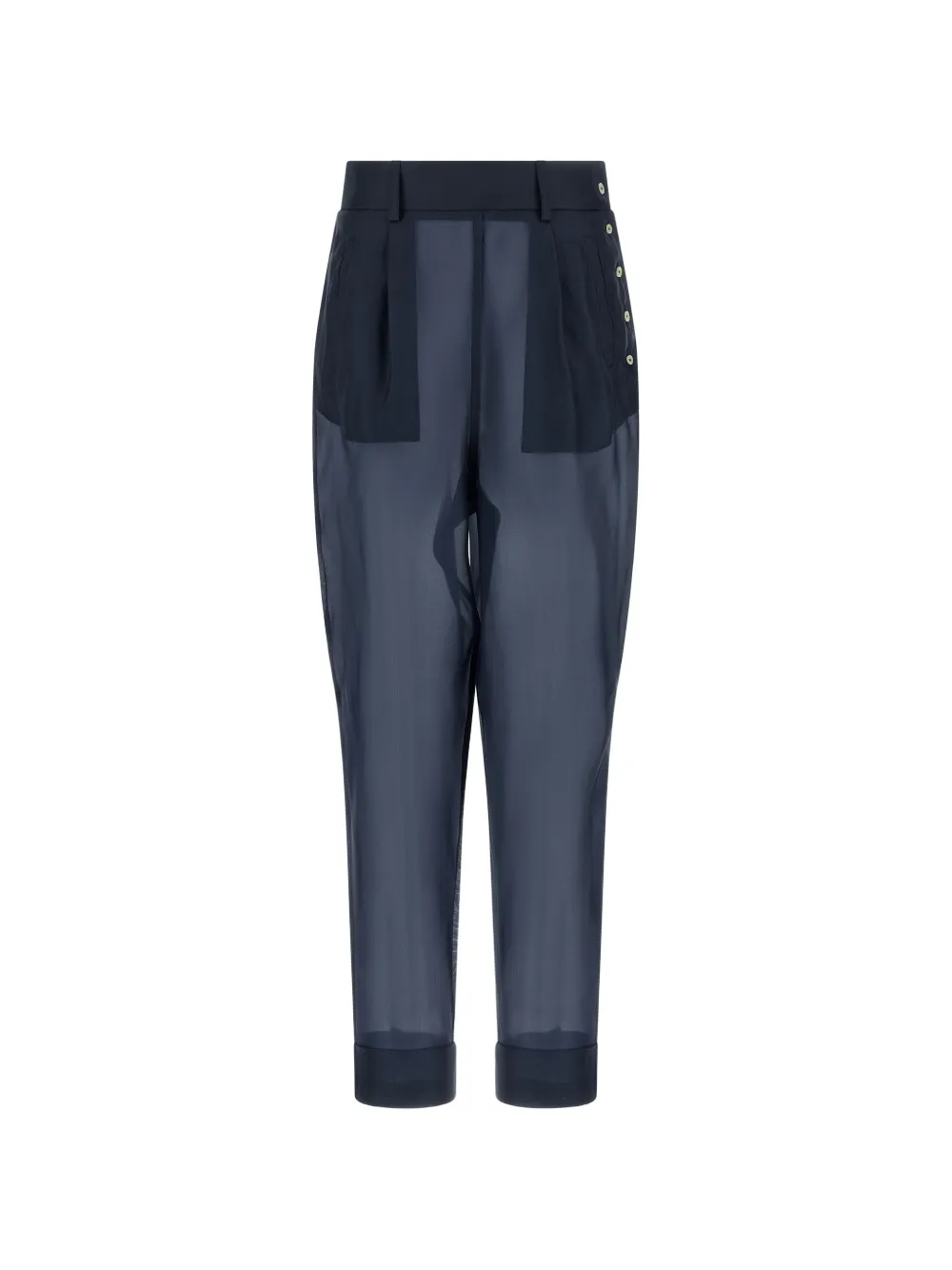Jejia Giulio semi-transparent trousers - Blu