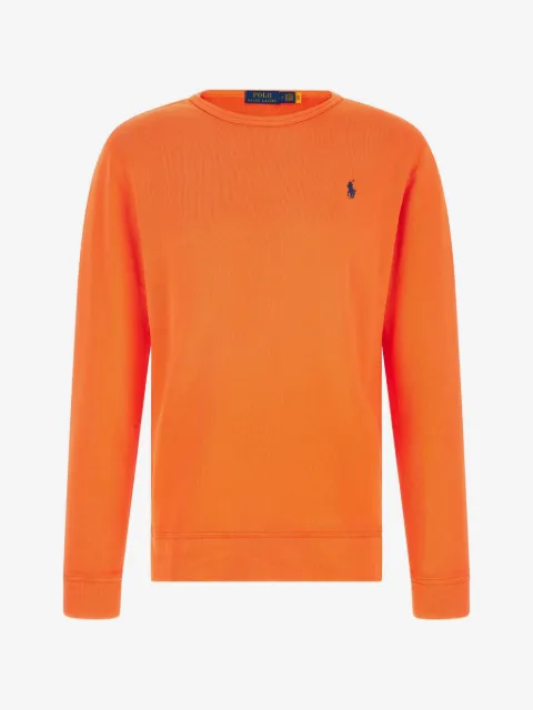 Polo Ralph Lauren Polo sweater med broderet logo og loopback-takstur
