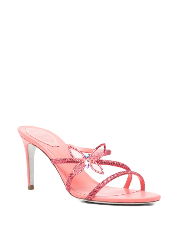 René Caovilla Butterflower サンダル | ピンク | FARFETCH JP