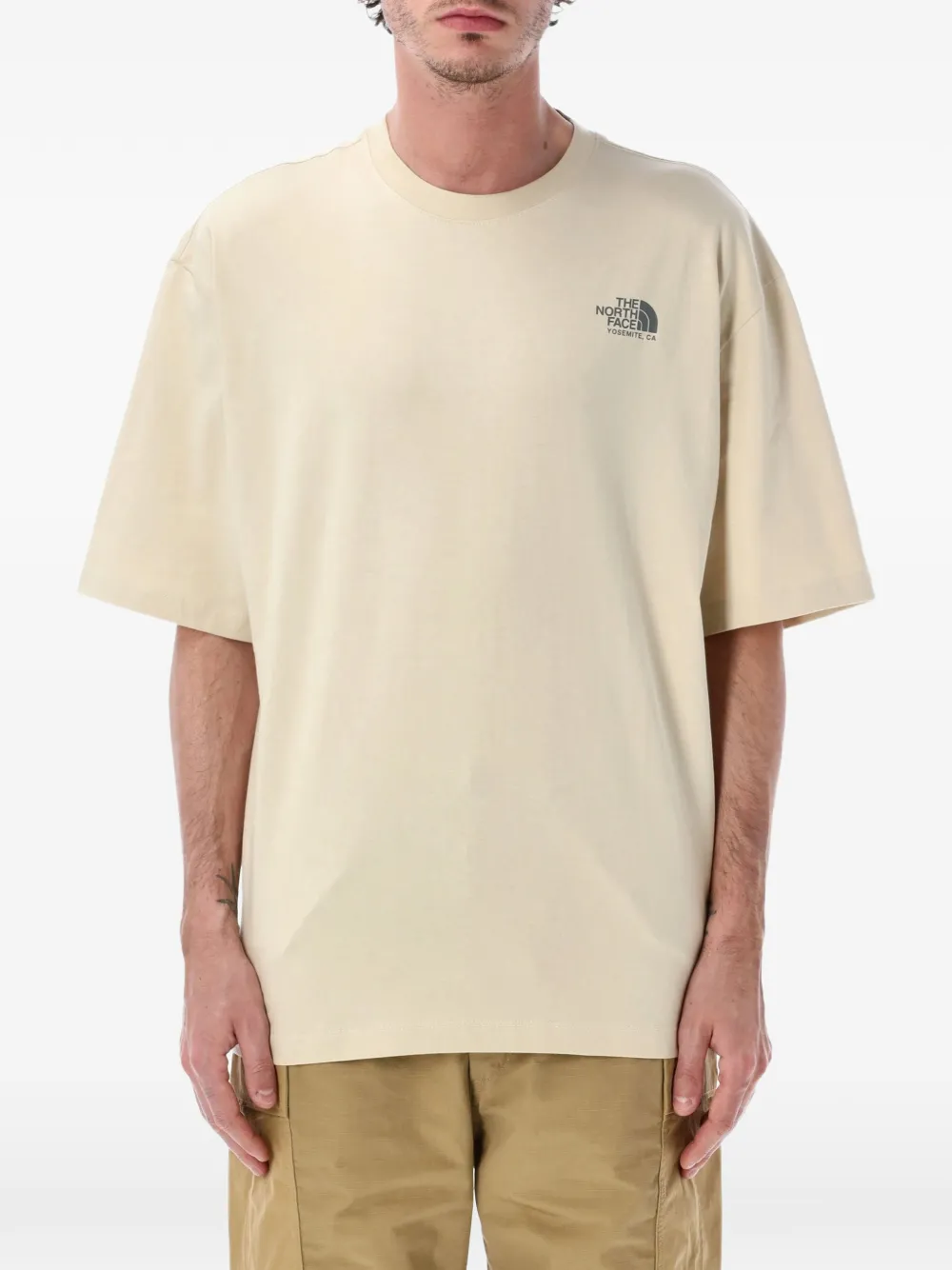 The North Face graphic-print logo-print T-shirt - Toni neutri