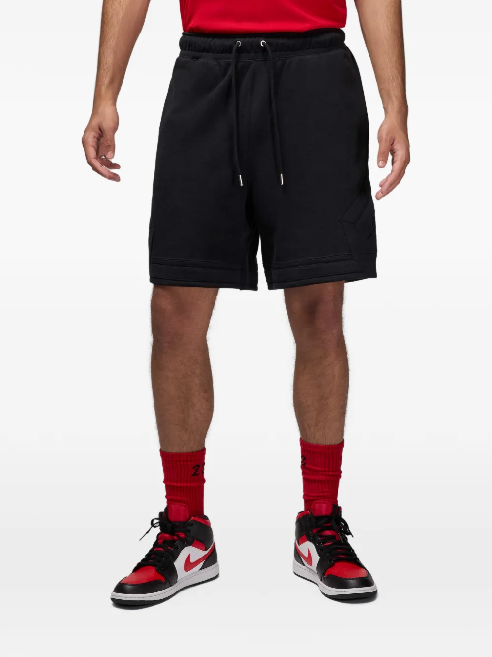 Jordan Diamond fleece shorts - Nero