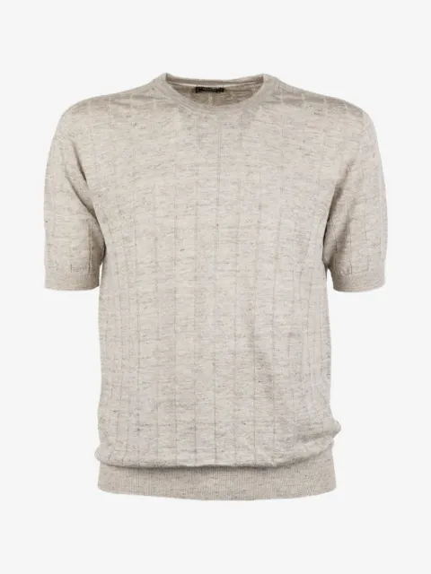 Peserico ribbed-knit T-shirt
