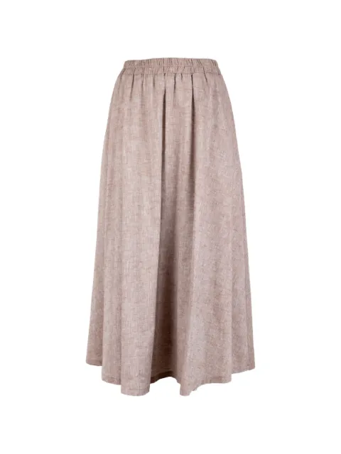 cinque — elasticated-waistband pleated maxi skirt