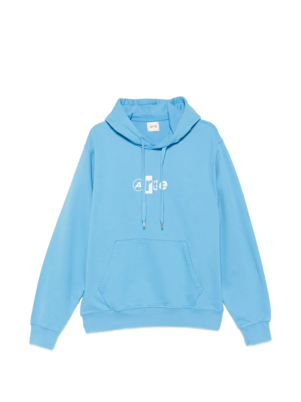Arte Antwerp logo-print drawstring hoodie - Blu