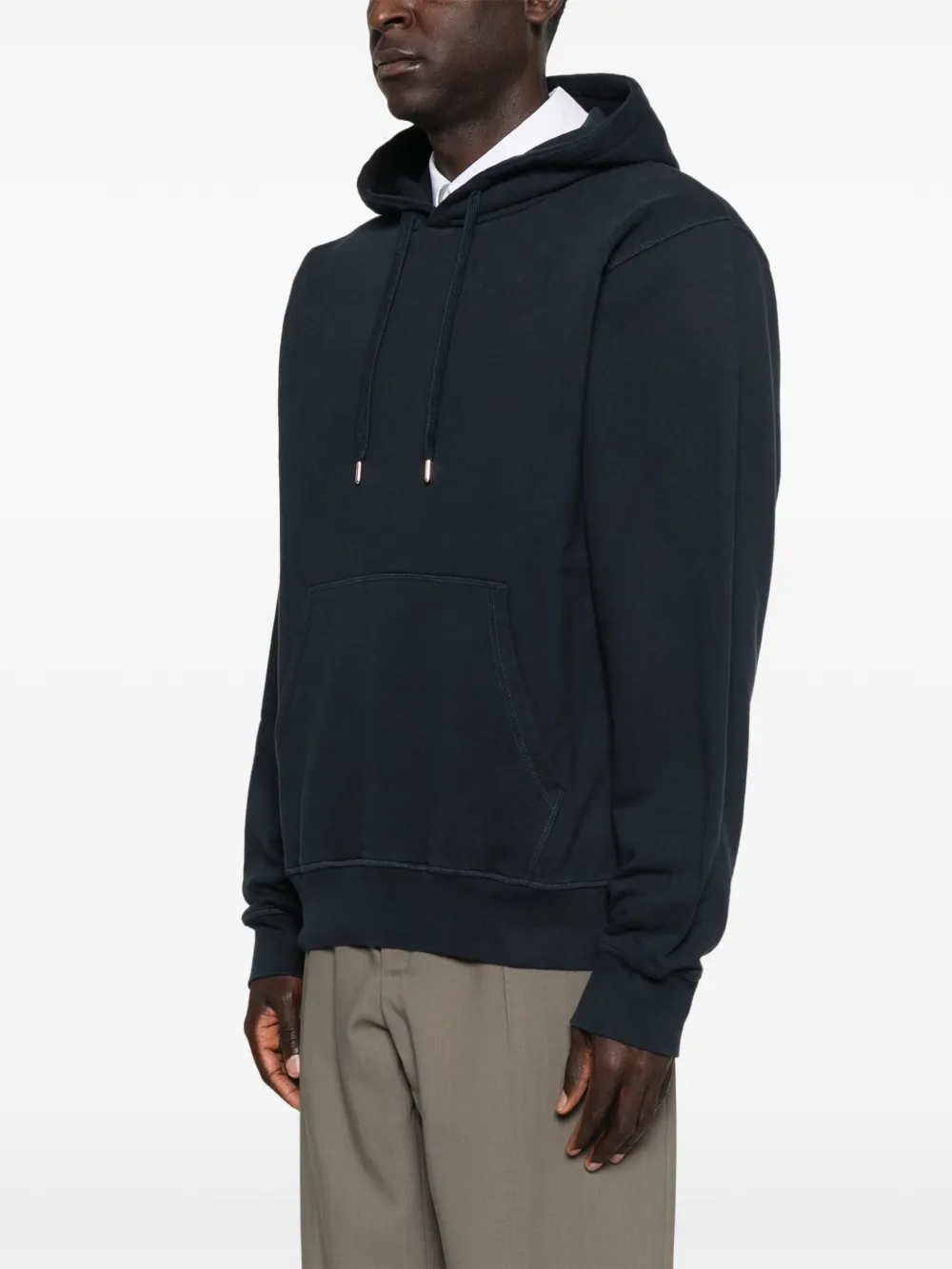 Arte Antwerp print-detail drawstring hoodie Blauw