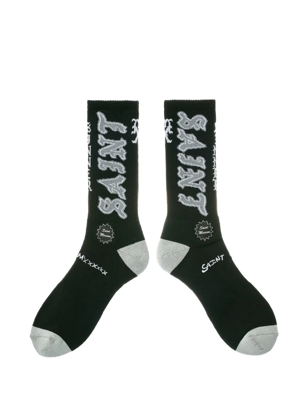 SAINT MXXXXXX ribbed-knit socks - Nero