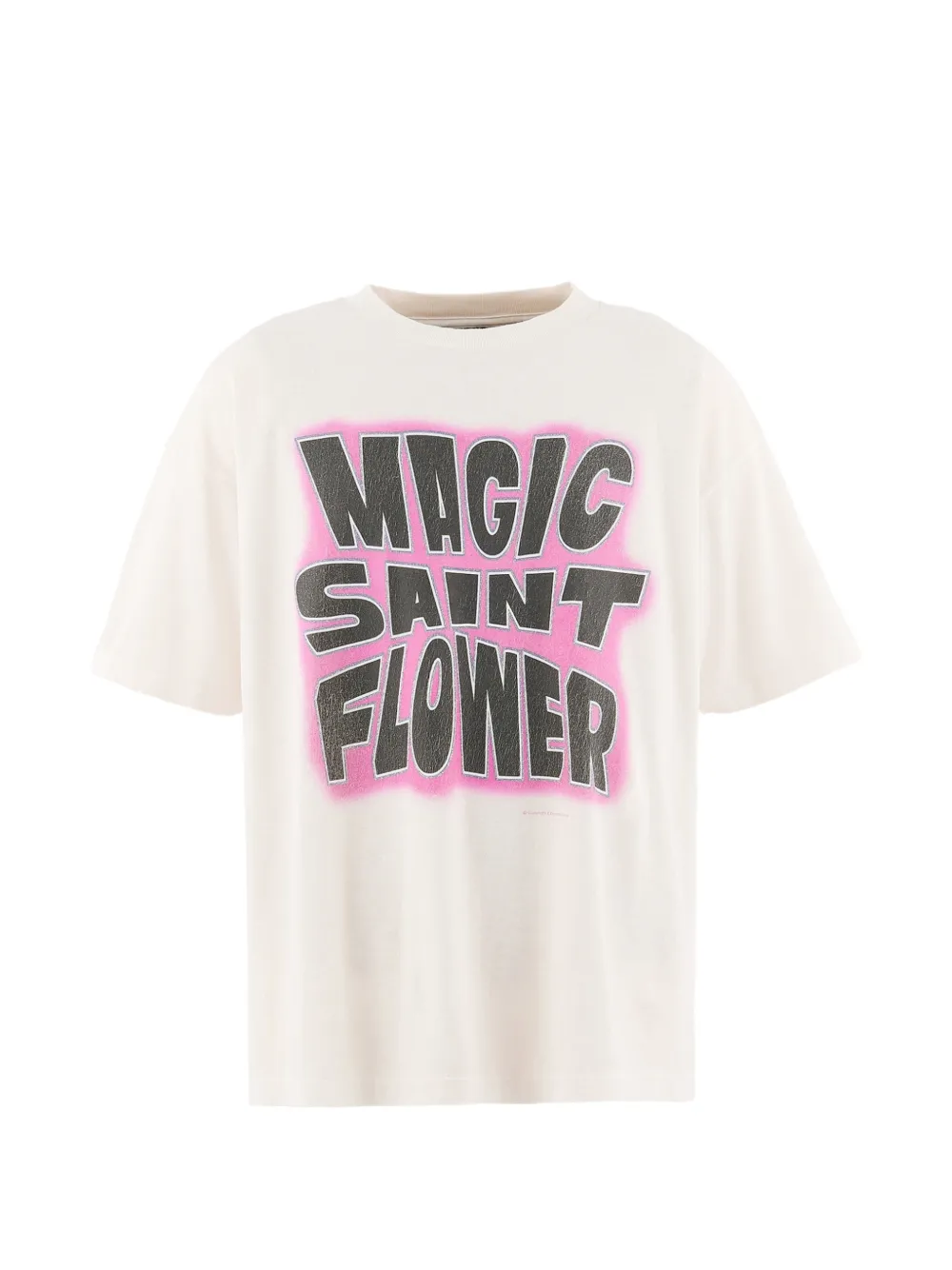 SAINT MXXXXXX graphic-print T-shirt - Bianco