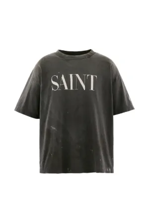 SAINT MXXXXXX Joker graphic-print T-shirt | Black | FARFETCH