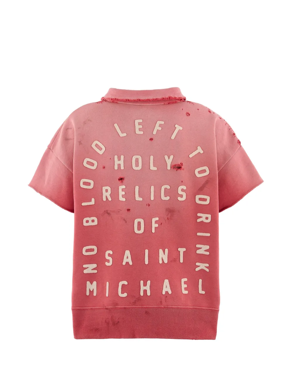 SAINT MXXXXXX half-zip Polo Shirt | Red | FARFETCH