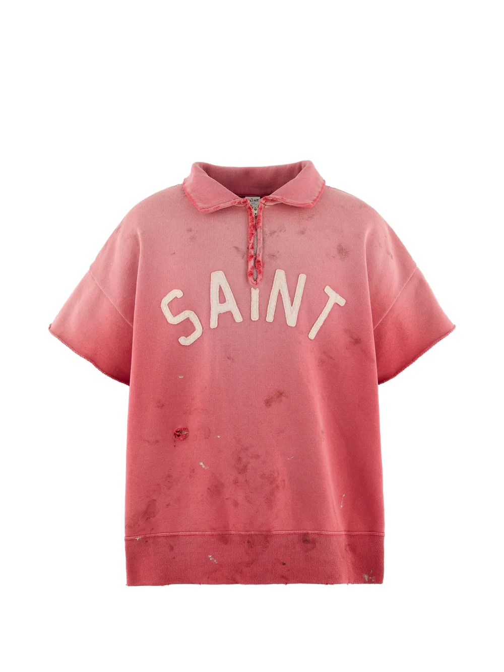 SAINT MXXXXXX half-zip polo shirt - Rot