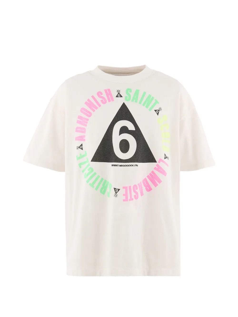SAINT MXXXXXX graphic-print T-shirt - Bianco