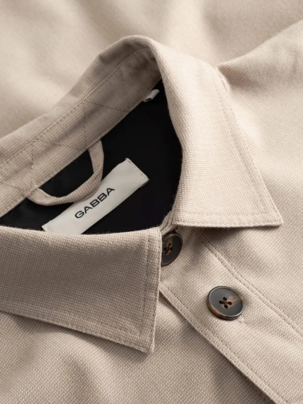 GABBA Togger Base shirtjack met lange mouwen Beige
