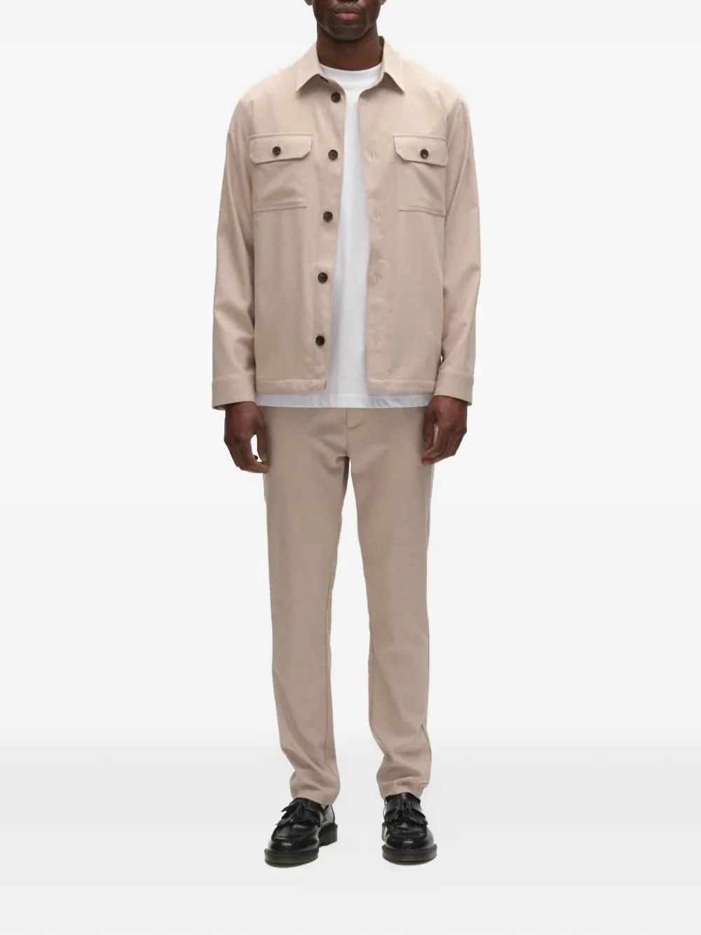 GABBA Togger Base shirtjack met lange mouwen Beige
