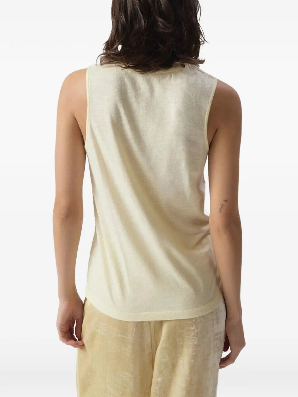 American Vintage Jacksonville tanktop Geel
