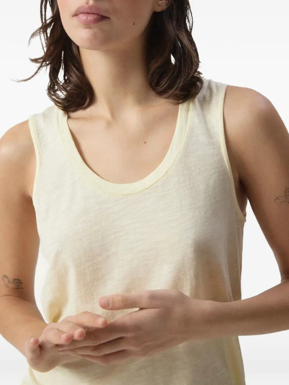 American Vintage Jacksonville tanktop Geel