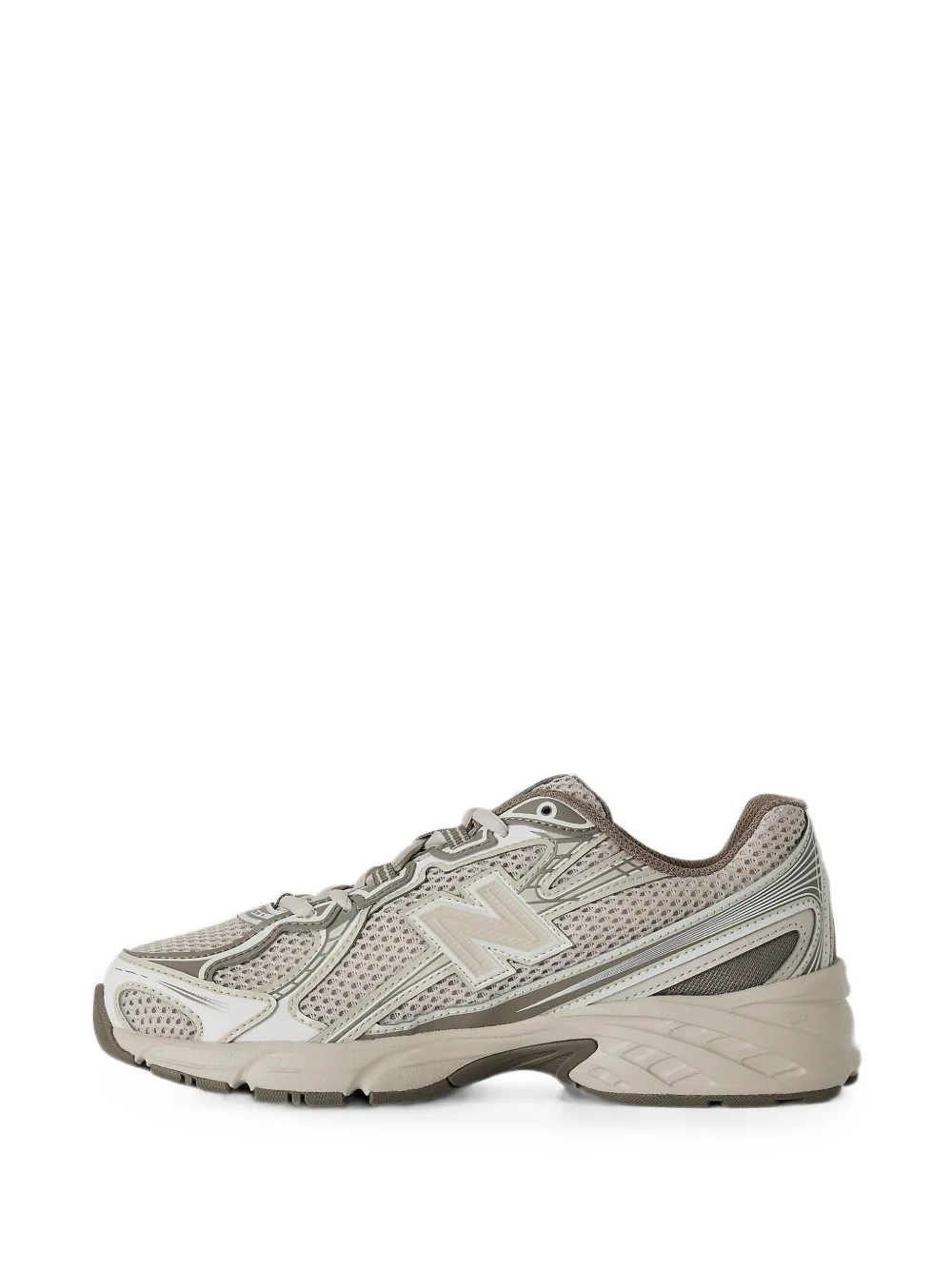 New Balance 740 mesh-panel sneakers Beige