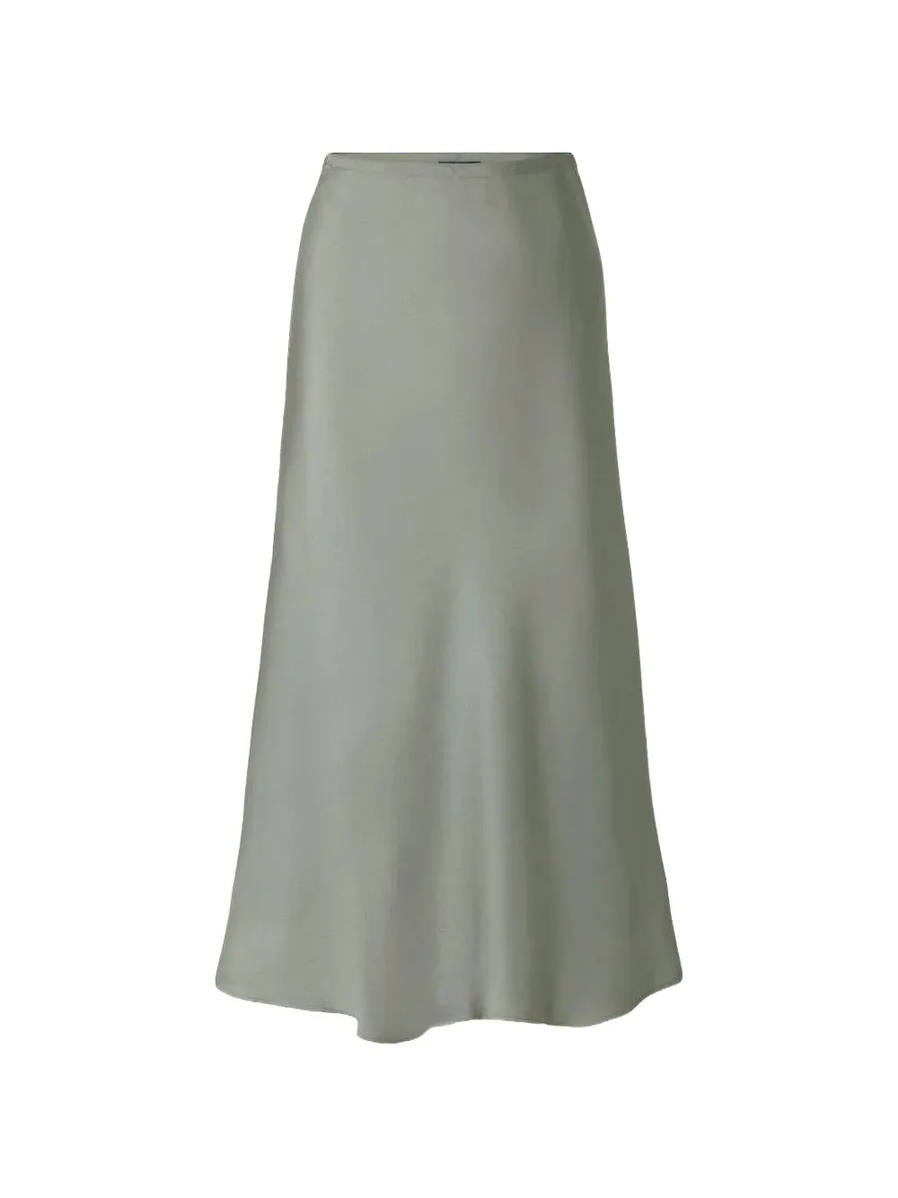 Soeur Fever satin-finish midi skirt - Verde