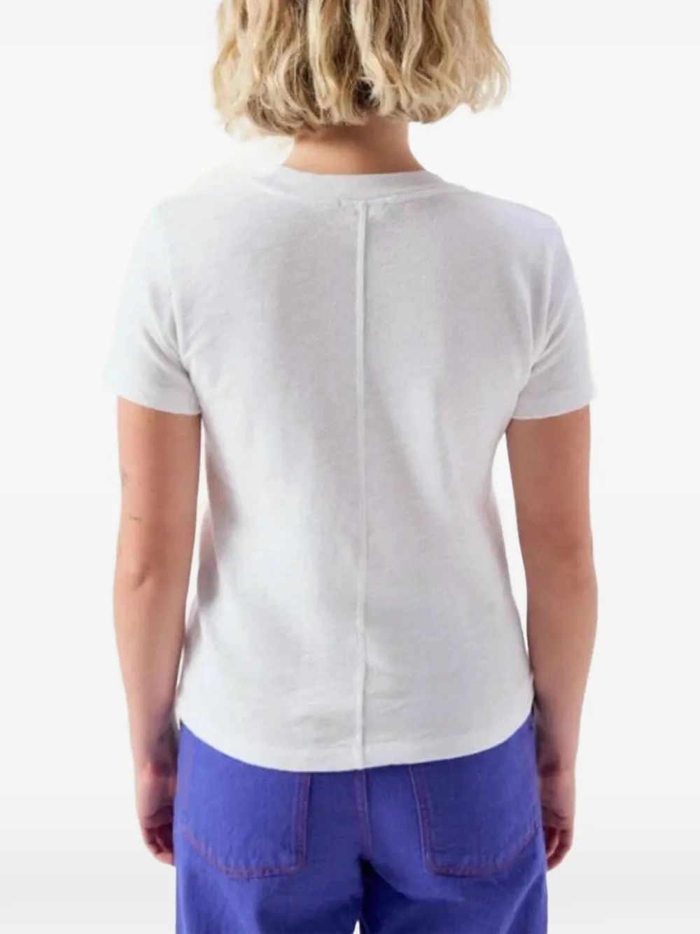 American Vintage Sonoma T-shirt met ronde hals Wit