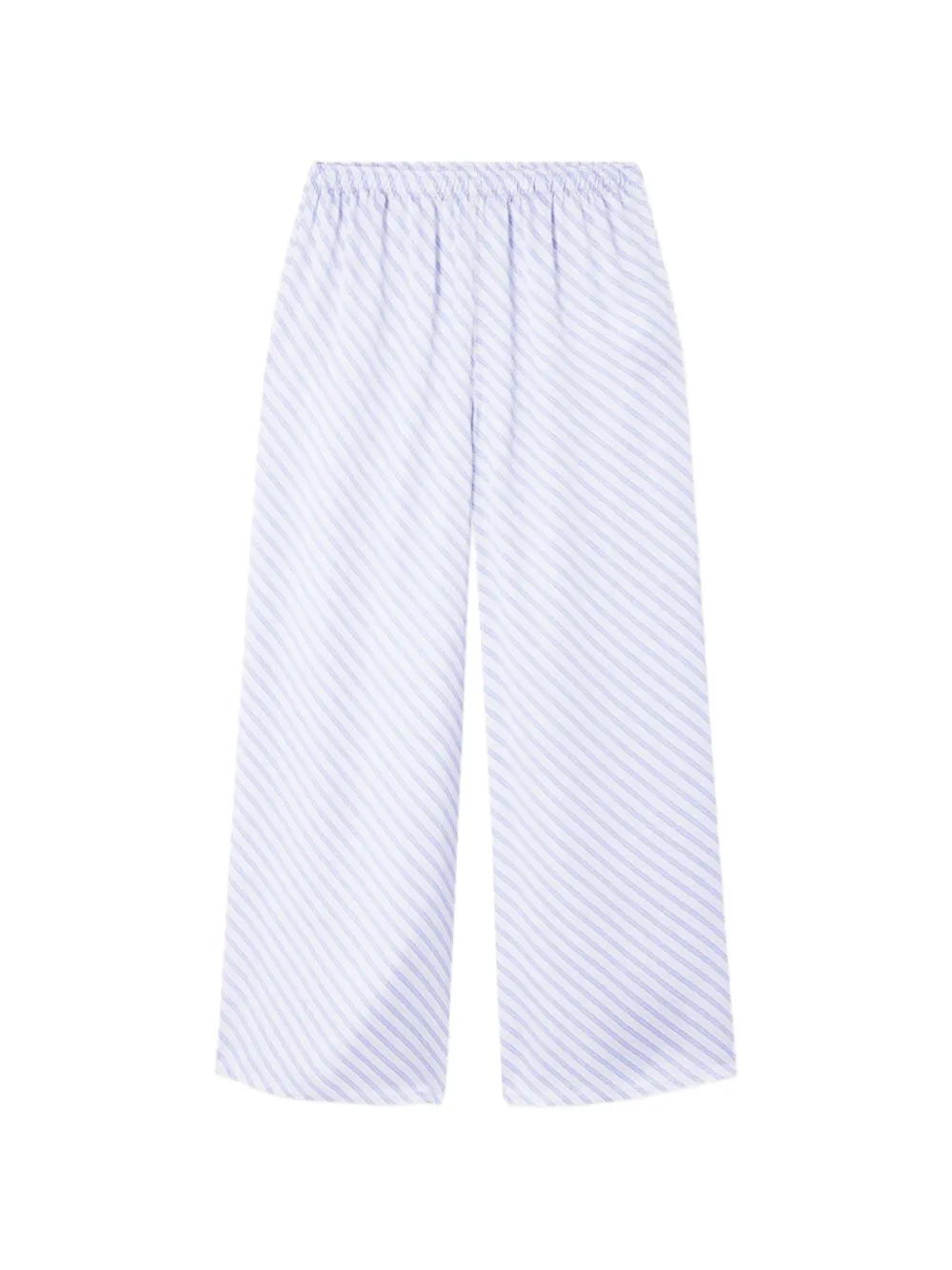 American Vintage Bovalow striped wide-leg trousers - Blau