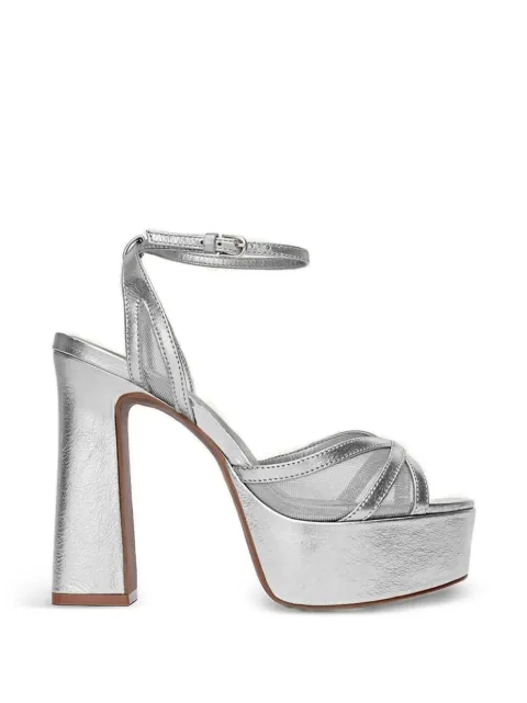 CARRANO Allure metallic-effect platform sandals