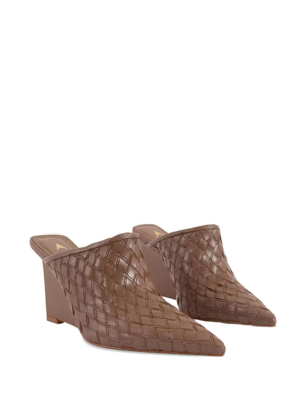  Carrano Mules Con Cuña - Marrón 
