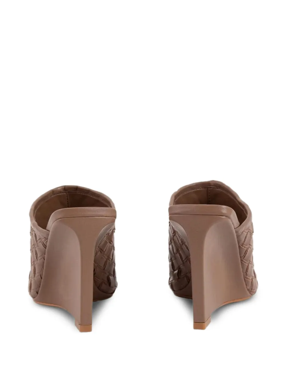  Carrano Mules Con Cuña - Marrón 