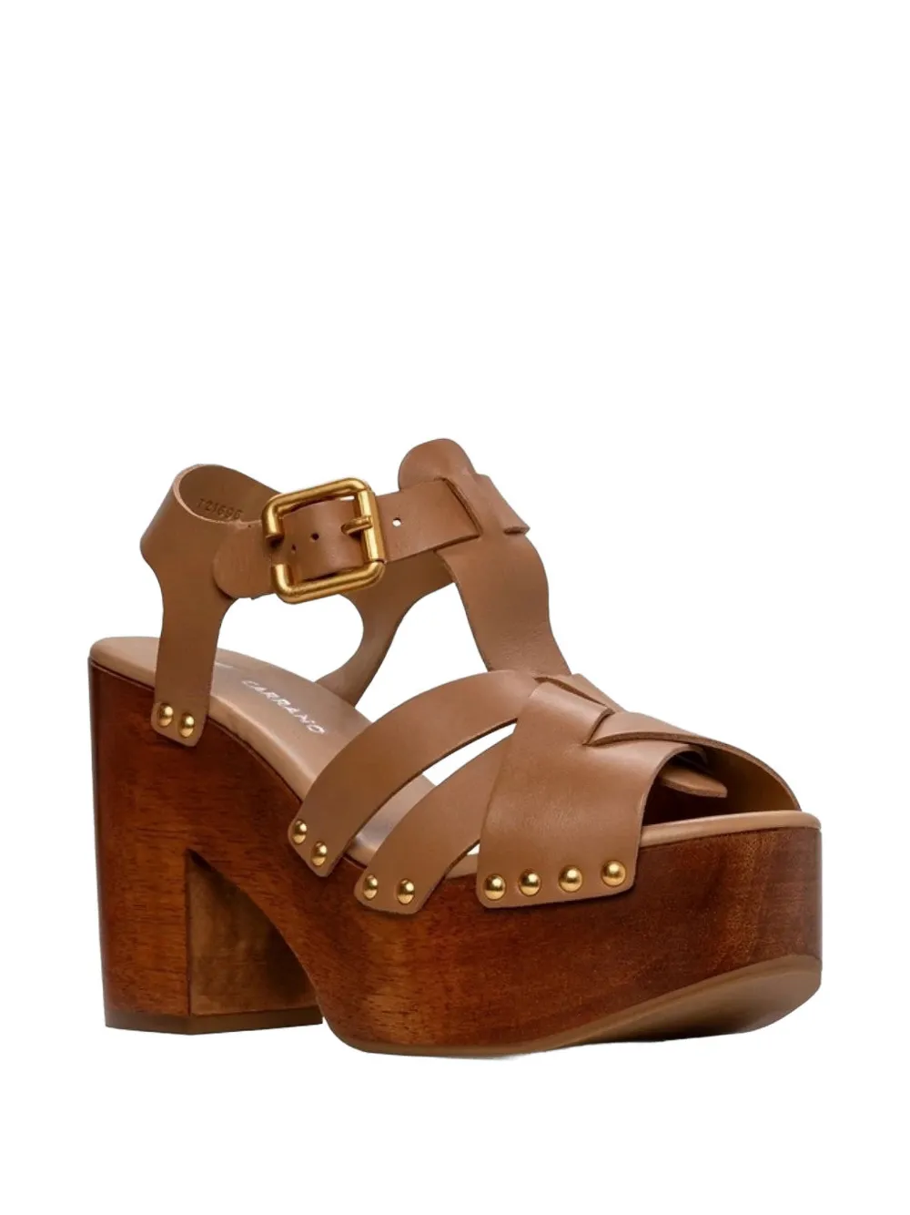 CARRANO Sandalen met plateauzool Bruin
