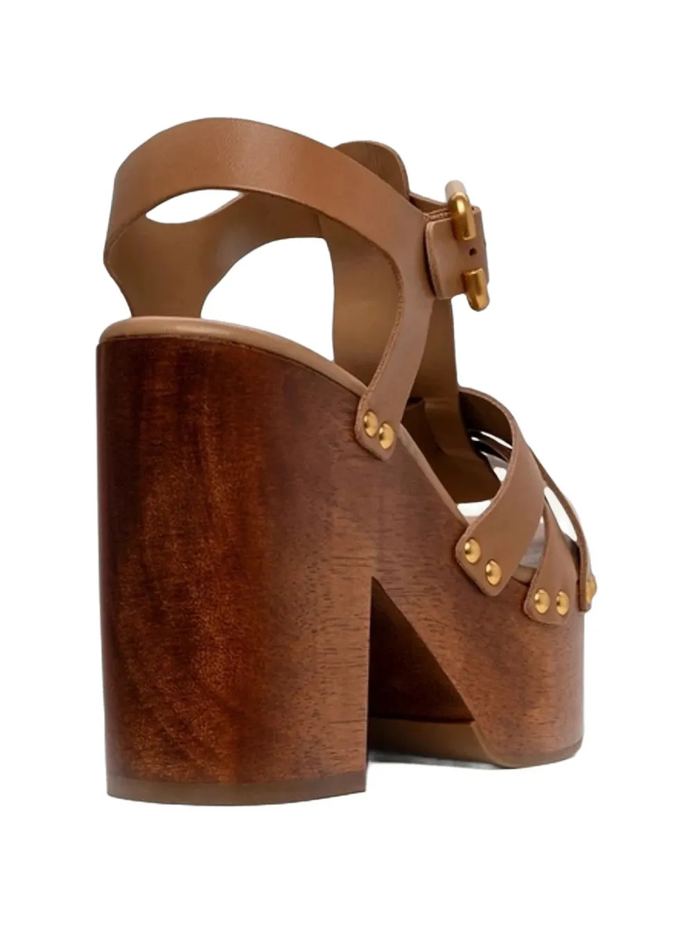 CARRANO Sandalen met plateauzool Bruin