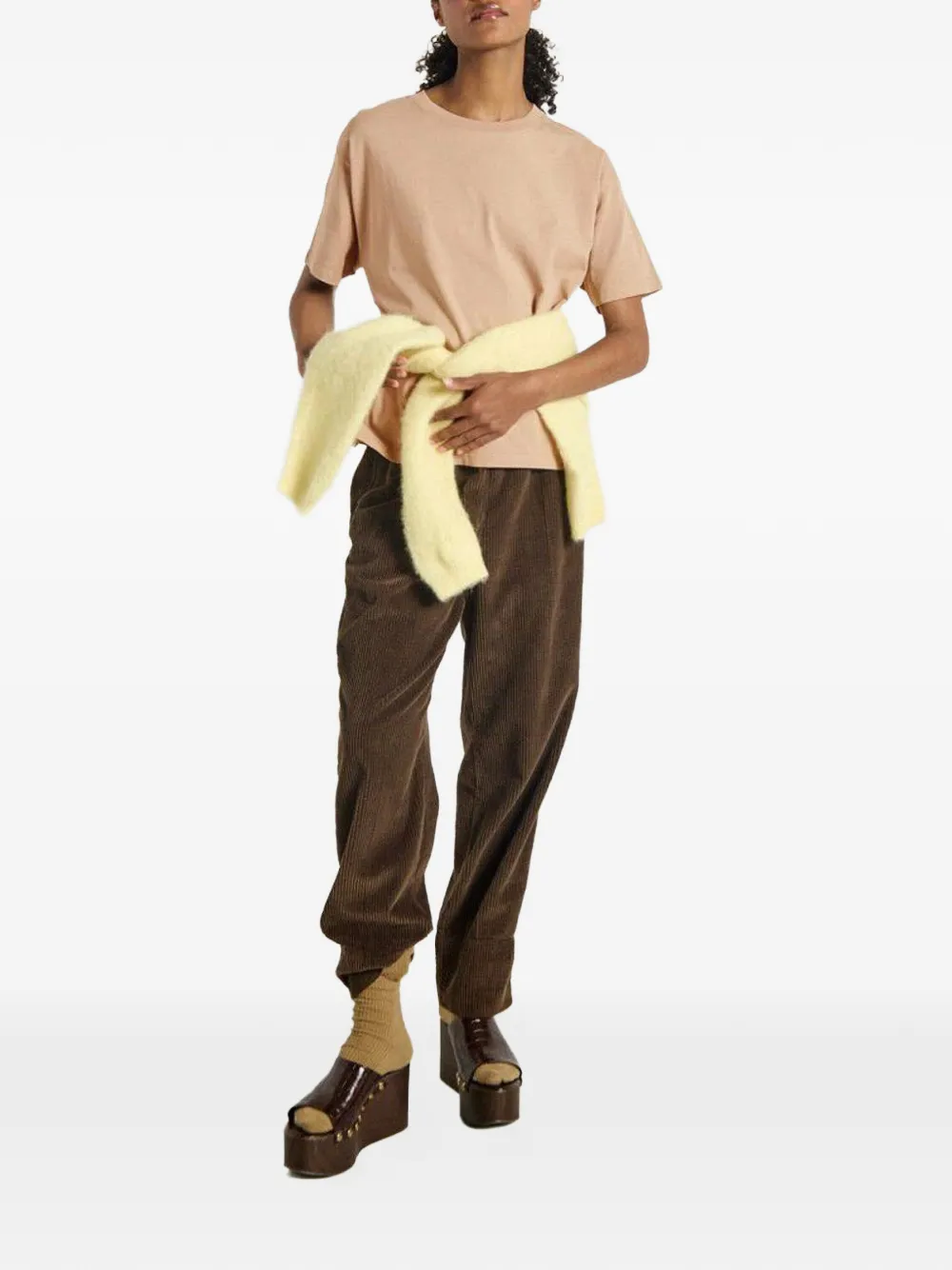 American Vintage Fizvalley T-shirt Beige